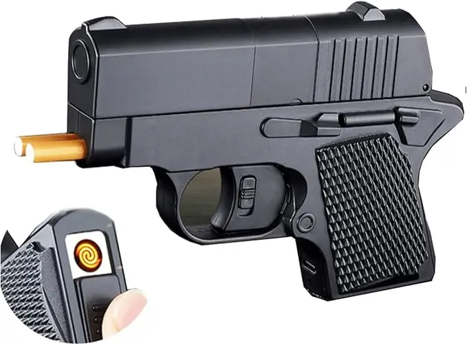 2 in 1 Gun Lighter and Cigarette Case thumbnail 2