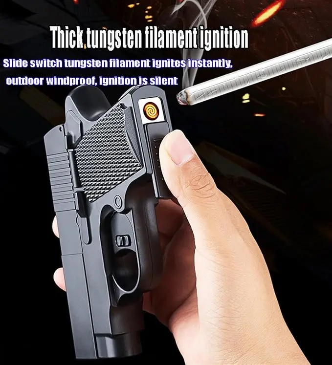 2 in 1 Gun Lighter and Cigarette Case thumbnail 3