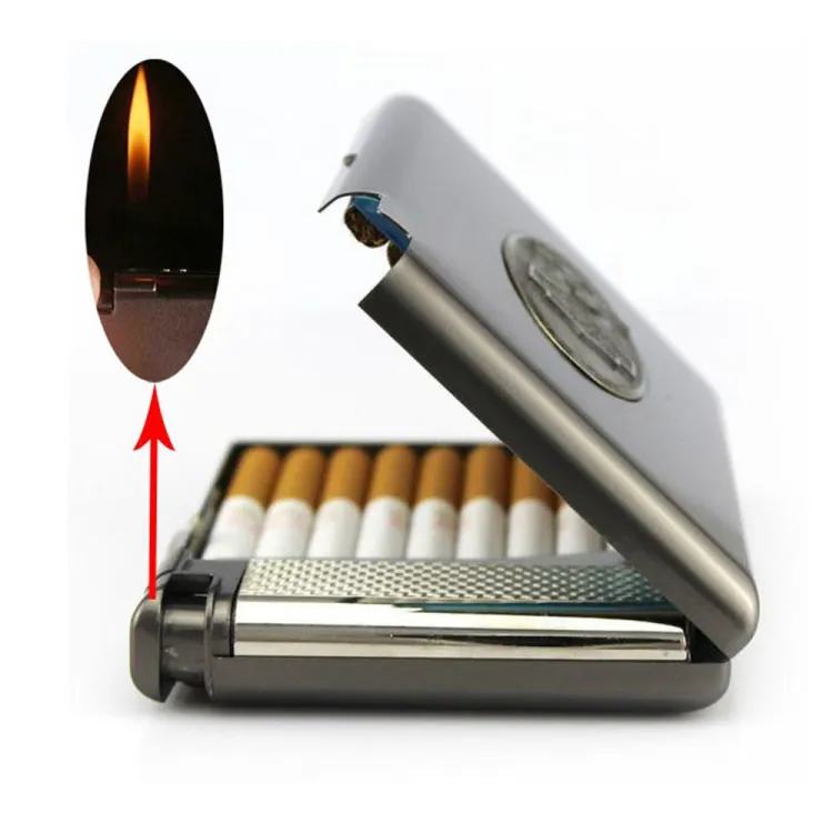 Premium Cigarette Case with Lighter