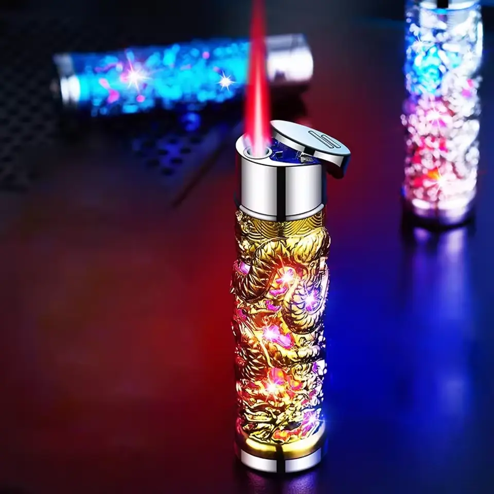 Dragon Design Red Flame Lighter thumbnail 6