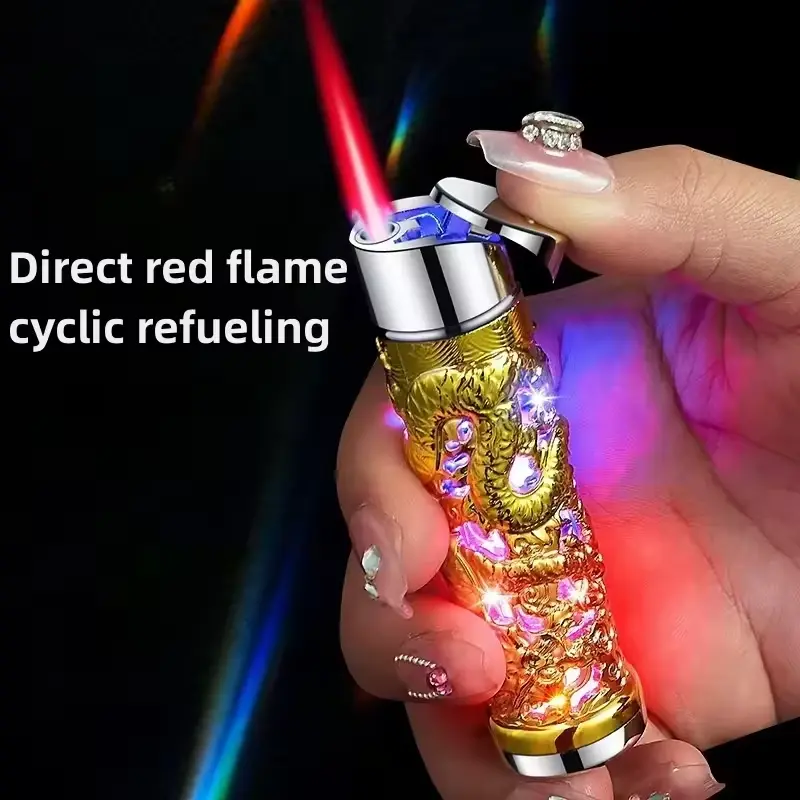 Dragon Design Red Flame Lighter thumbnail 7