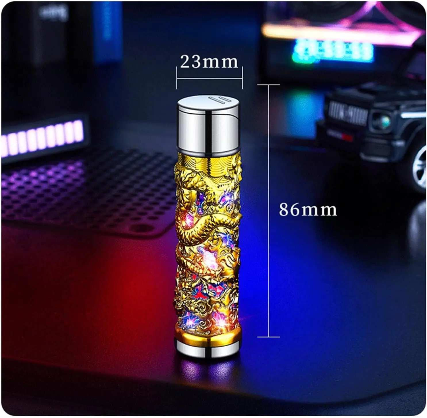 Dragon Design Red Flame Lighter thumbnail 8