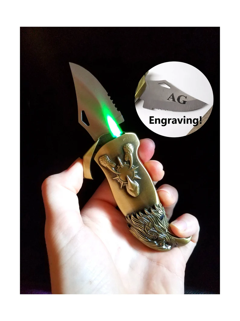 Eagle Head Knife Lighter thumbnail 5