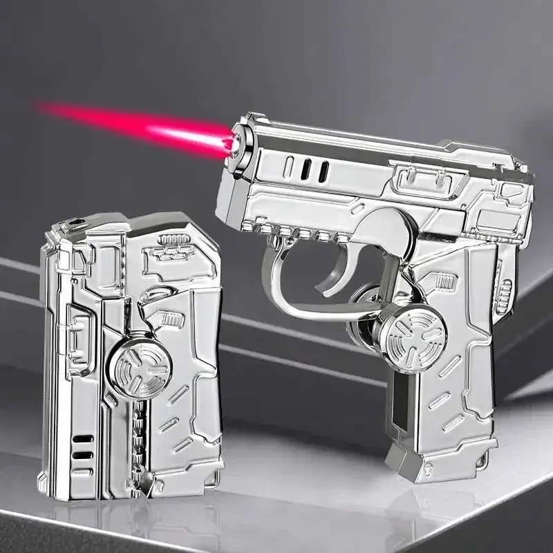 Foldable – Refillable Spinner Gun Lighter thumbnail 3
