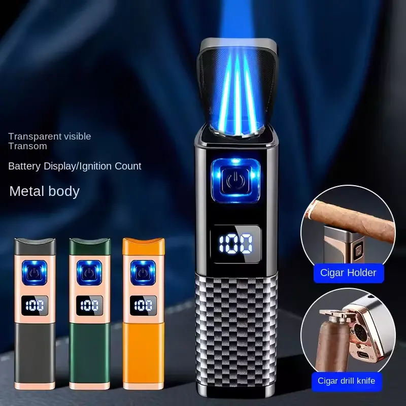 Gas & Electric Portable Cigar Lighter thumbnail 2