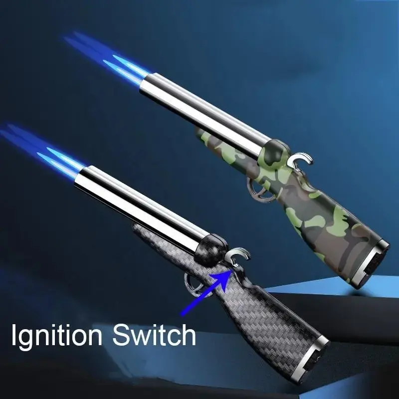 Jet Flame Double Barrel Rifle Lighter thumbnail 3