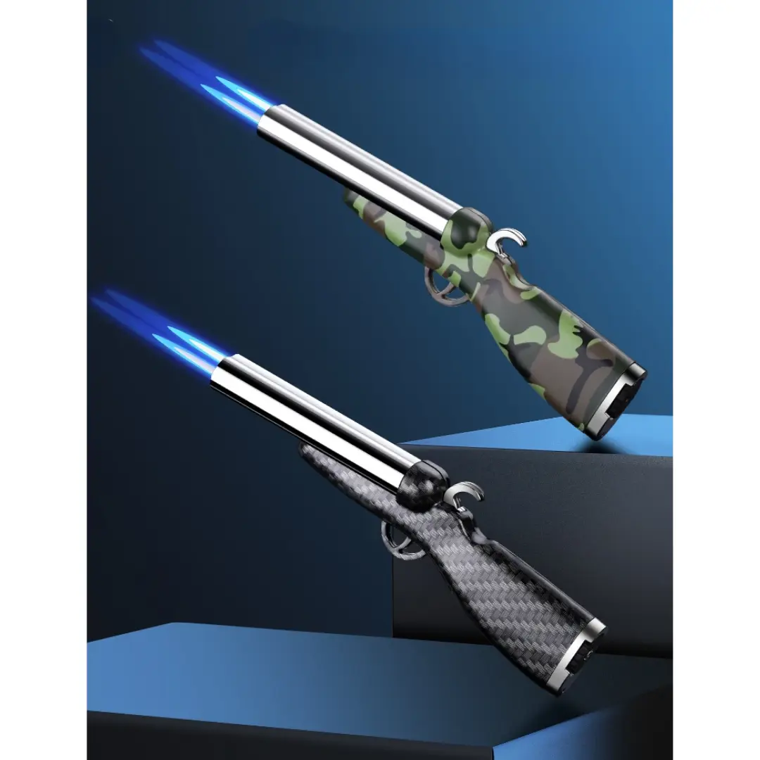 Jet Flame Double Barrel Rifle Lighter thumbnail 6