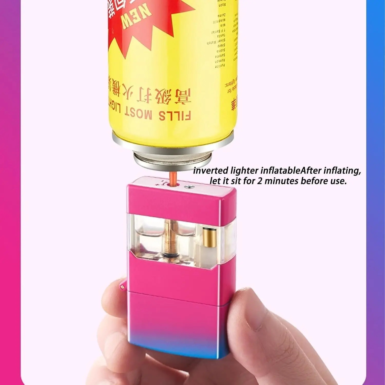 Jet Torch Lighter with Visible Transparent Gas Chamber thumbnail 6