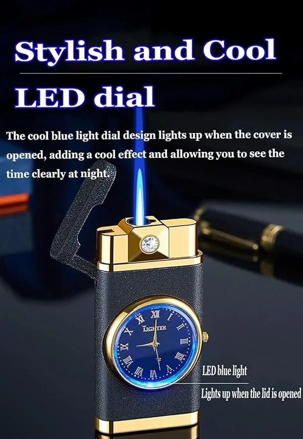 Push Ignition Jet Flame Lighter thumbnail 4
