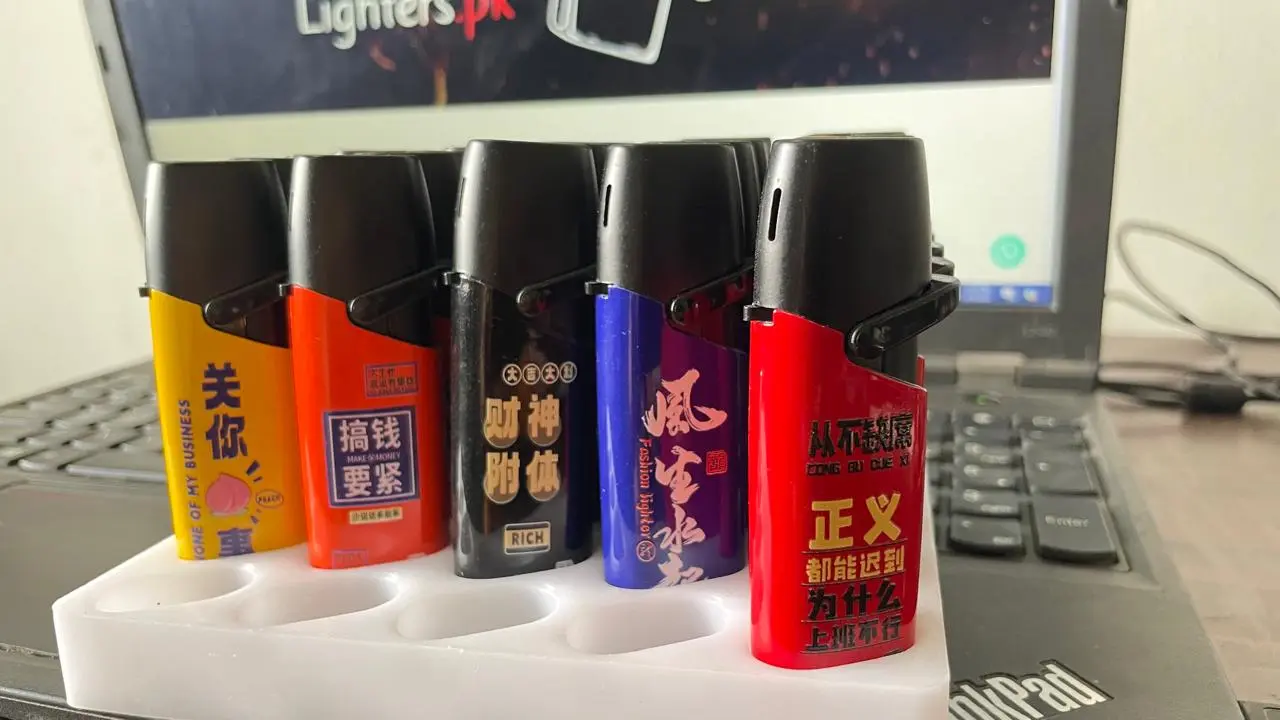 Rocker Arm Windproof Gas Lighter (Pack of 5) thumbnail 4