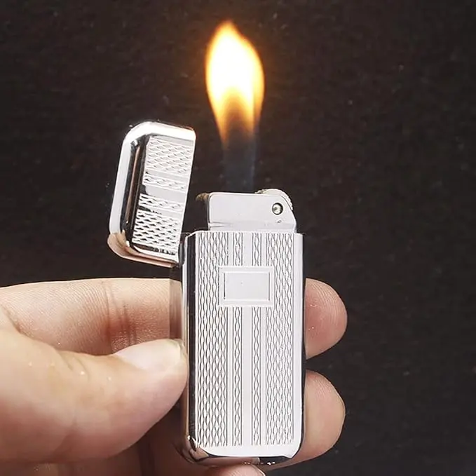 Small and Ultra-thin Metal Gas Lighter thumbnail 4