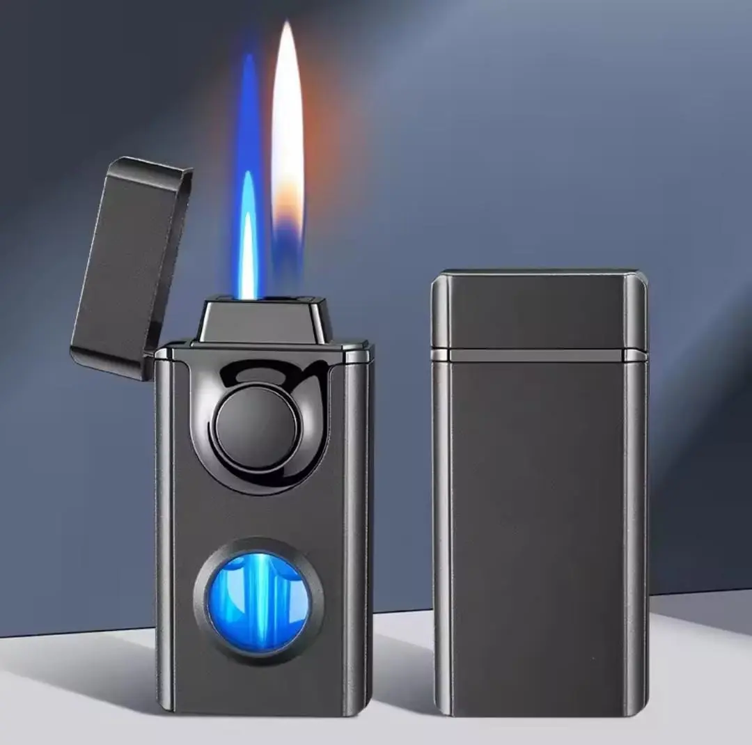 Smart Voice Controlled Dual Flame Windproof Lighter