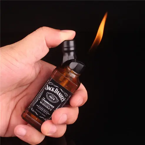 Whiskey Bottle Gas Lighter