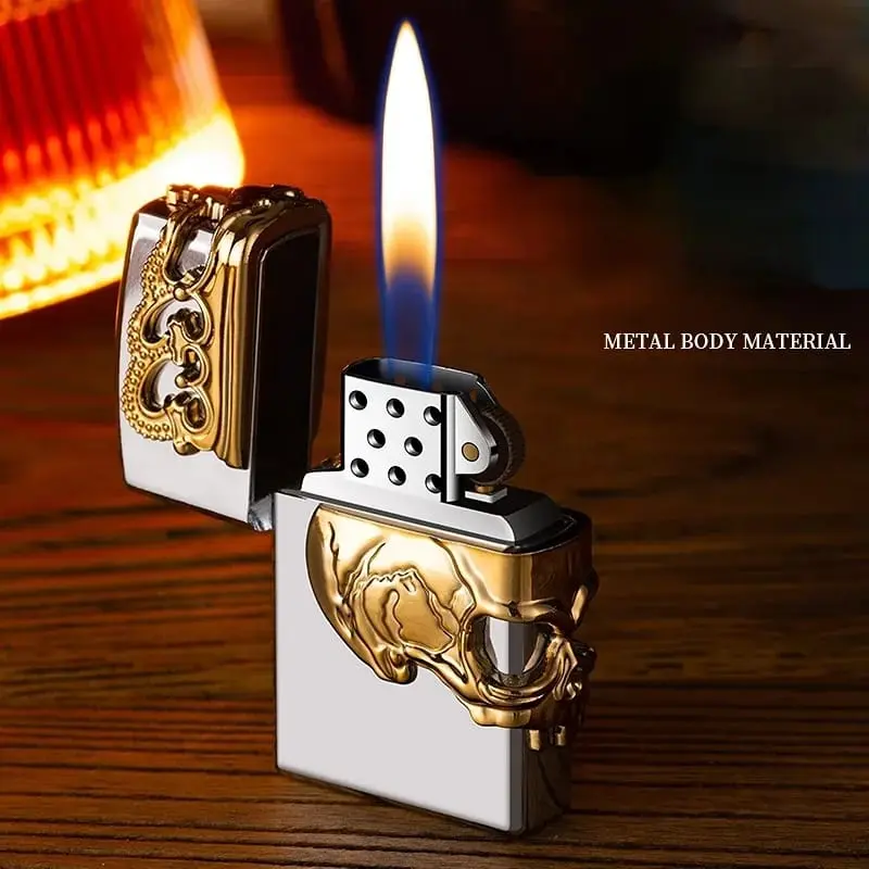 Zippo Crown Skull Lighter thumbnail 2